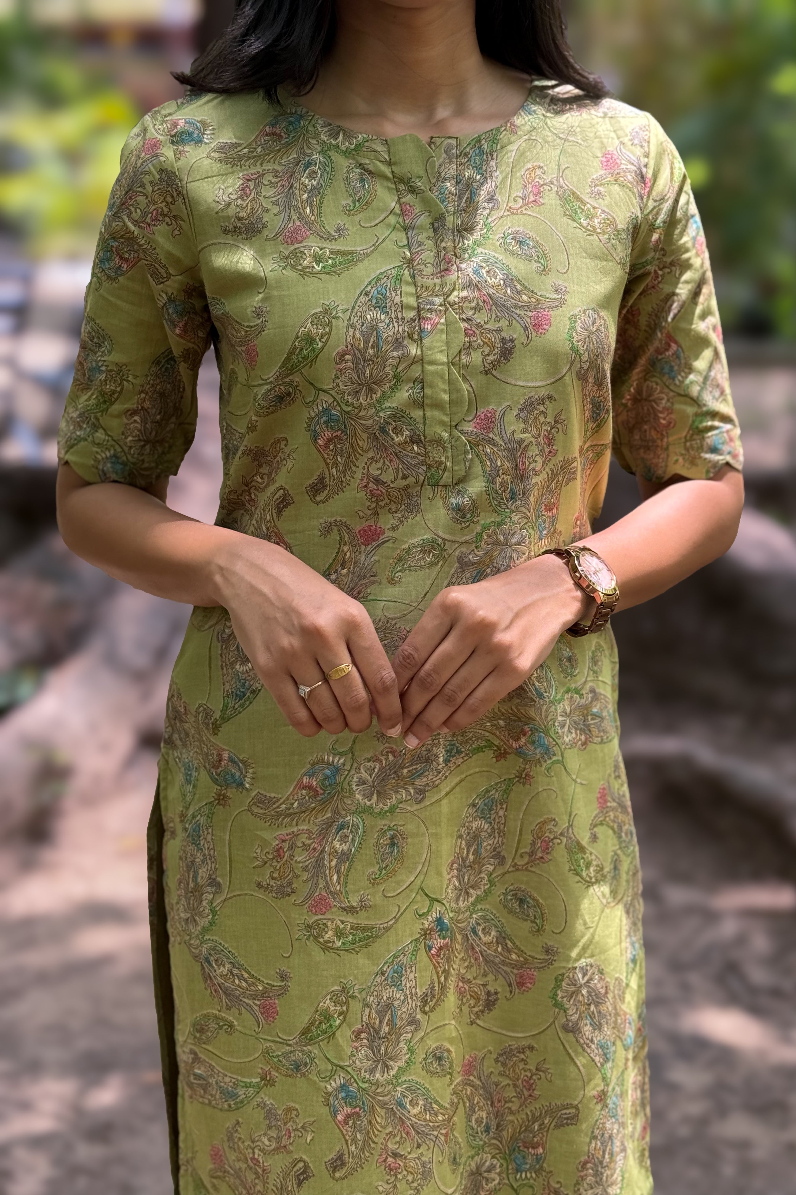 Lush Glow Soft Cotton Kurti