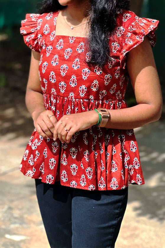Peplum top
