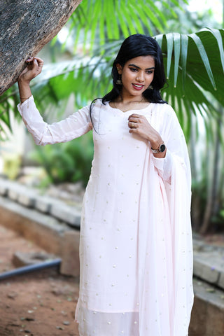 Pearl Aura kurti with dupatta