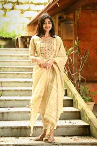 Premium Classic Ivory Glow Suit