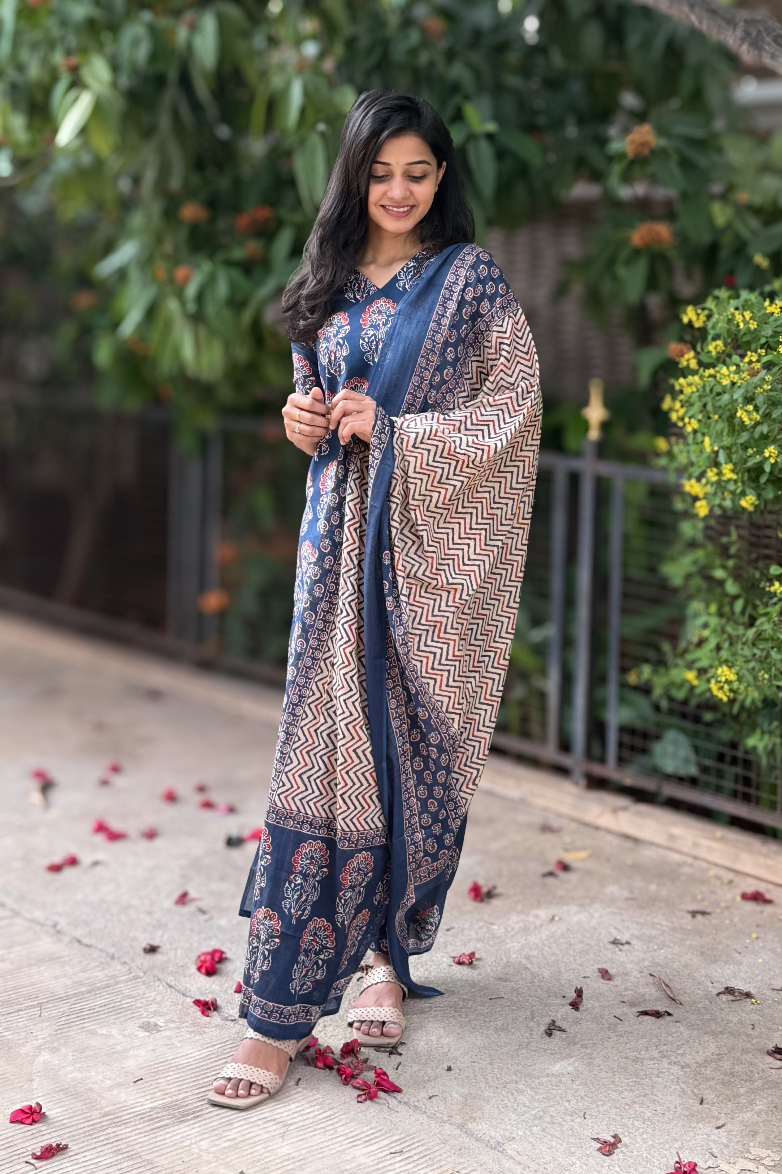 Indigo Bloom Suit