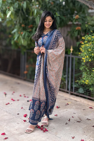 Indigo Bloom Suit