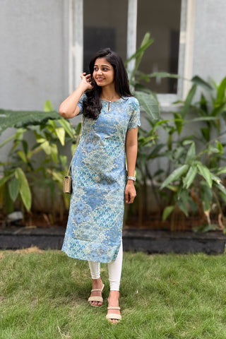 Soft Sapphire Kurti