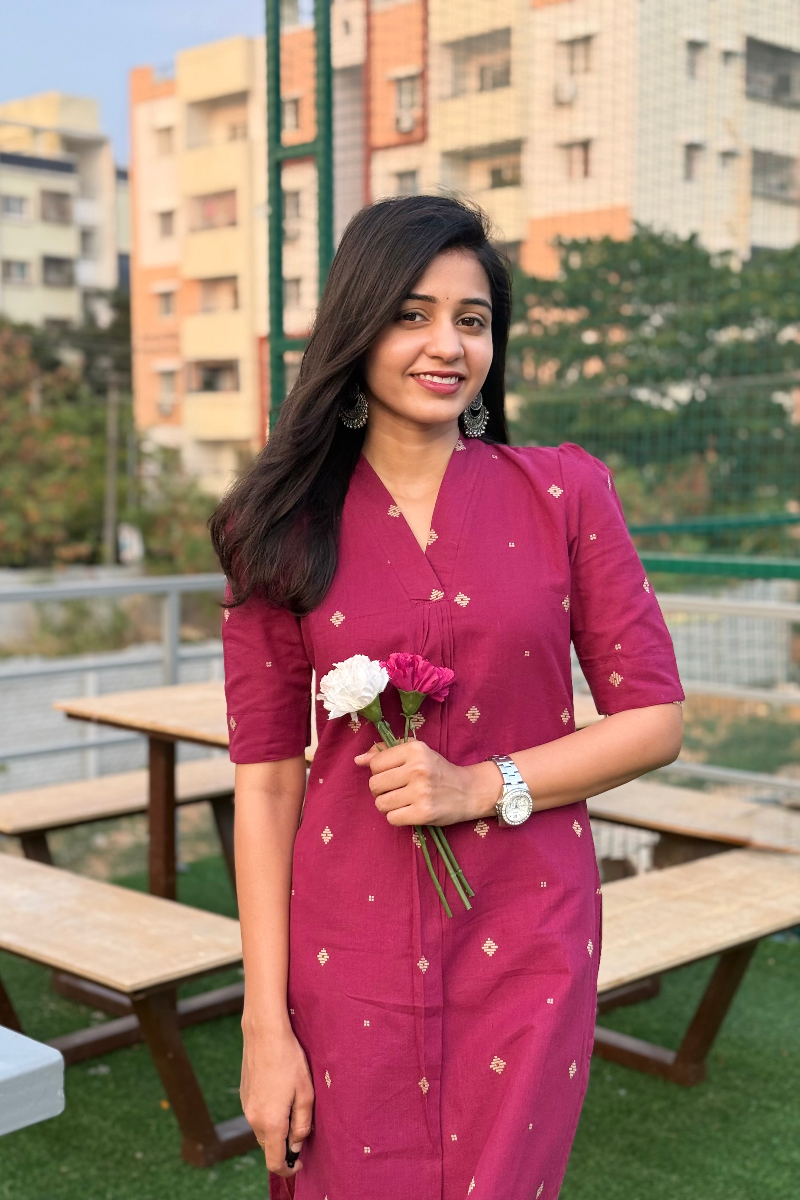 Handloom Cotton KurtaSet