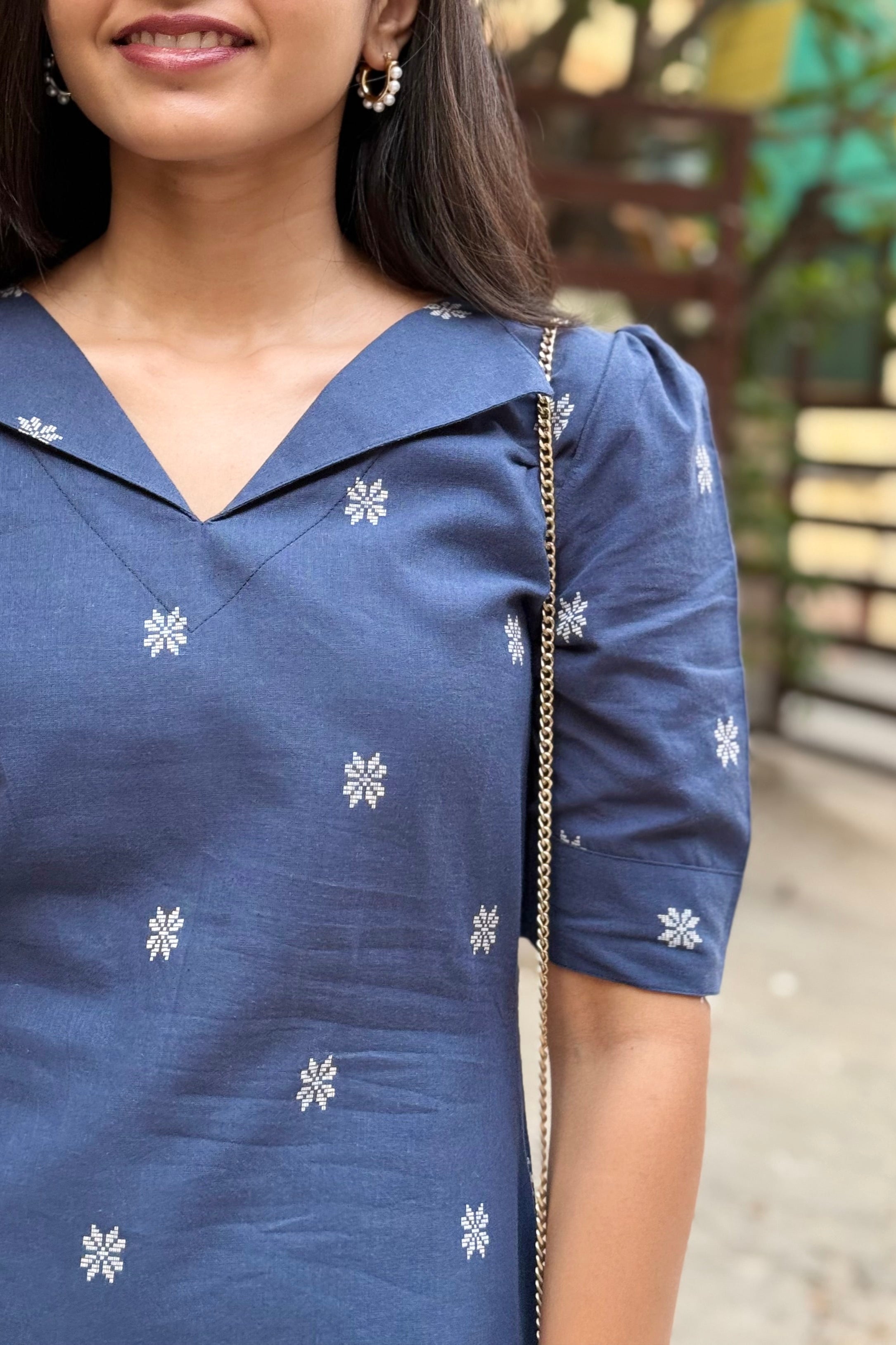 Pure Handloom Cotton kurtaSet