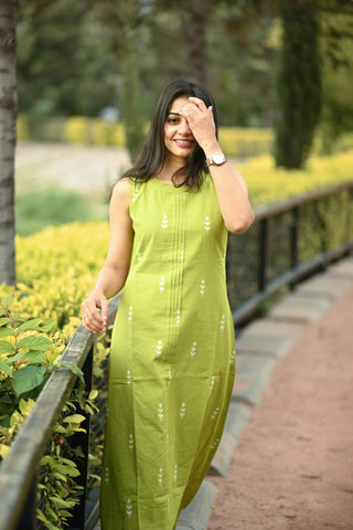 Lime Dew kurta Set