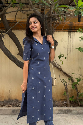 Pure Handloom Cotton kurtaSet
