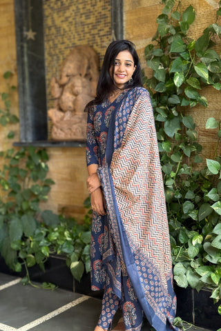 Indigo Bloom Suit