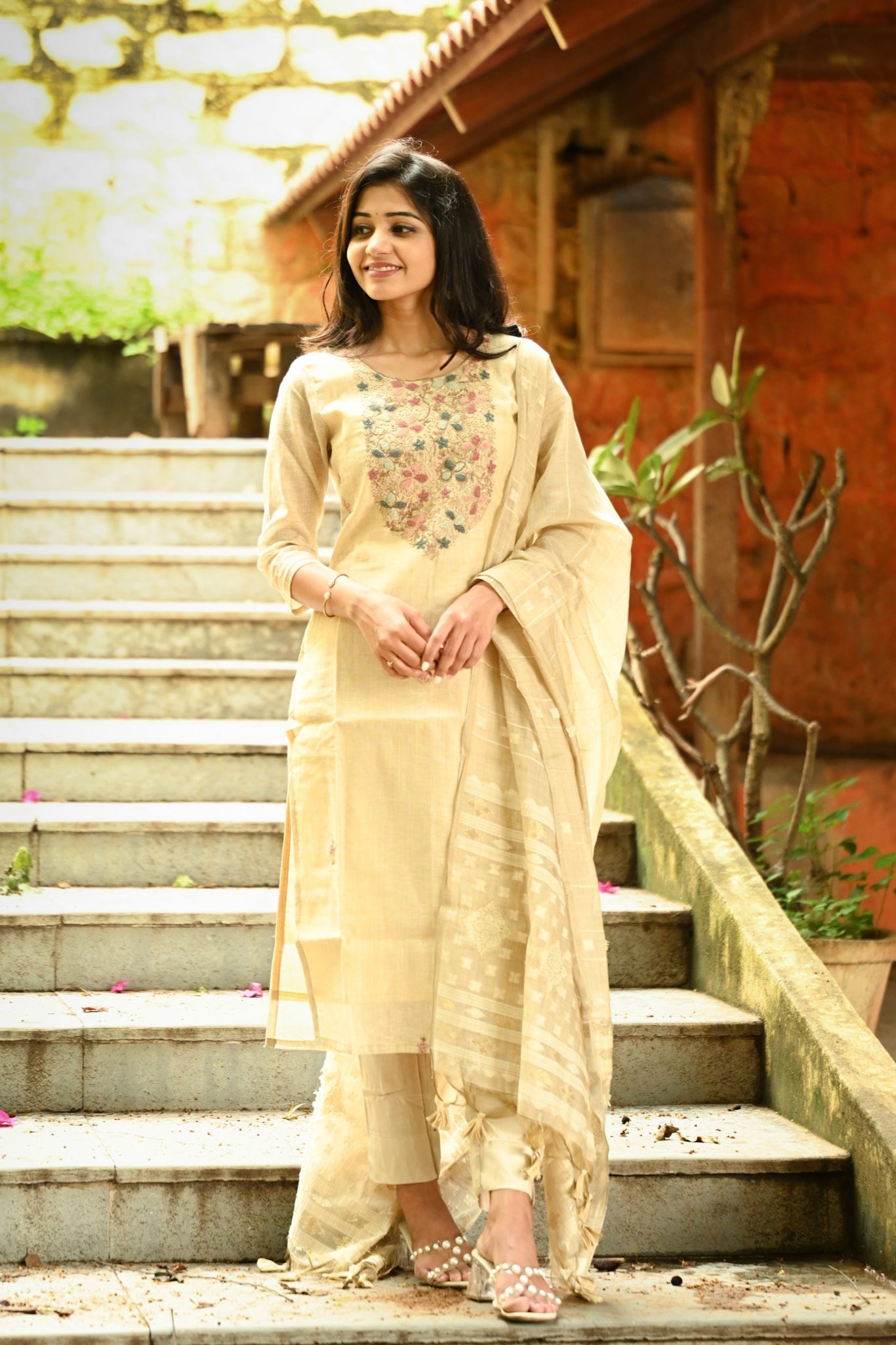 Premium Classic Ivory Glow Suit