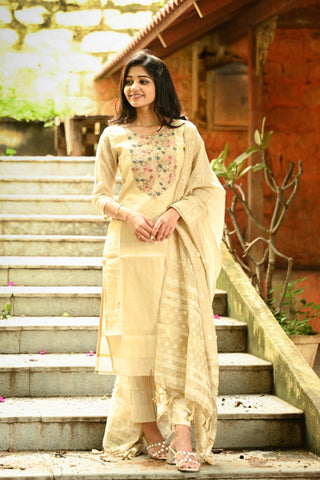 Premium Classic Ivory Glow Suit