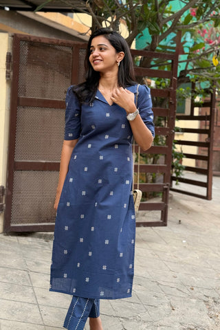 Pure Handloom Cotton kurtaSet