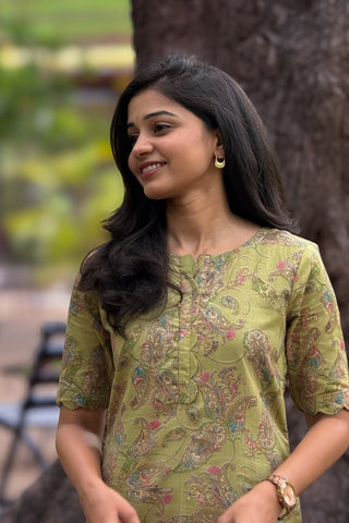 Lush Glow Soft Cotton Kurti