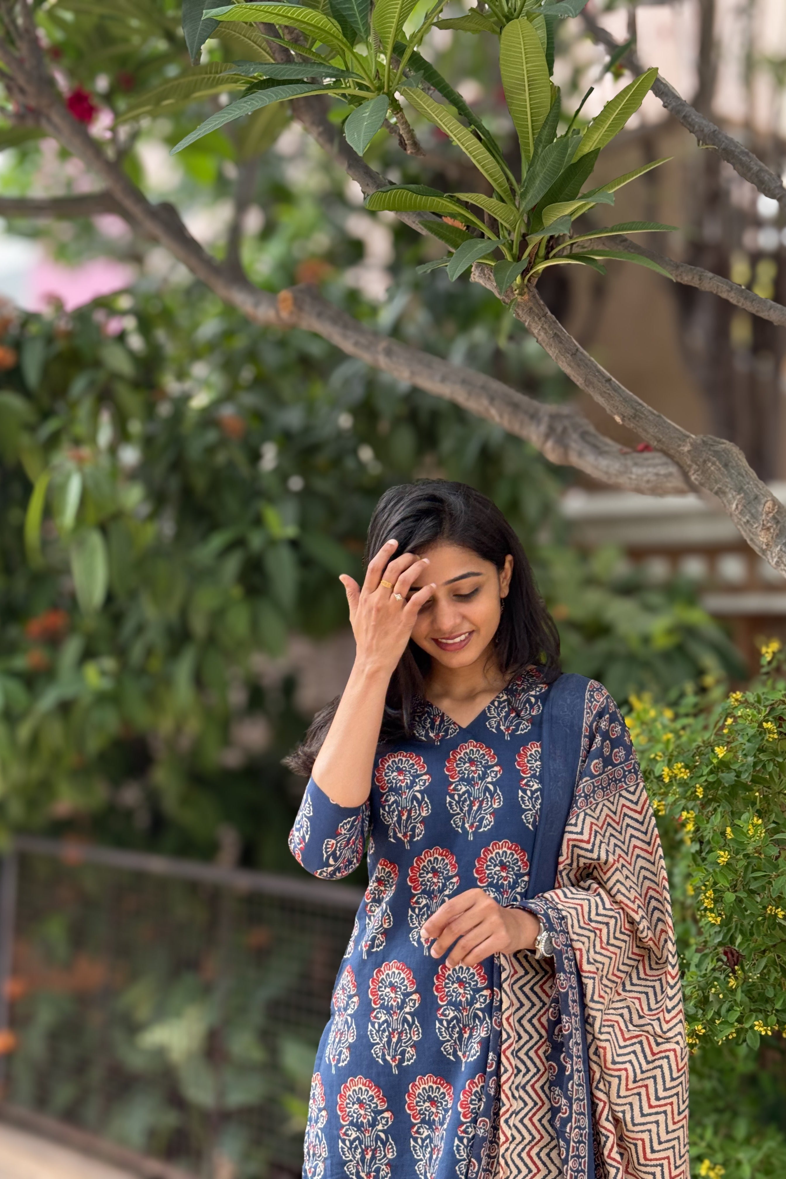Indigo Bloom Suit