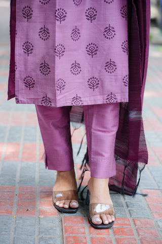 Plum Aura Suit Set