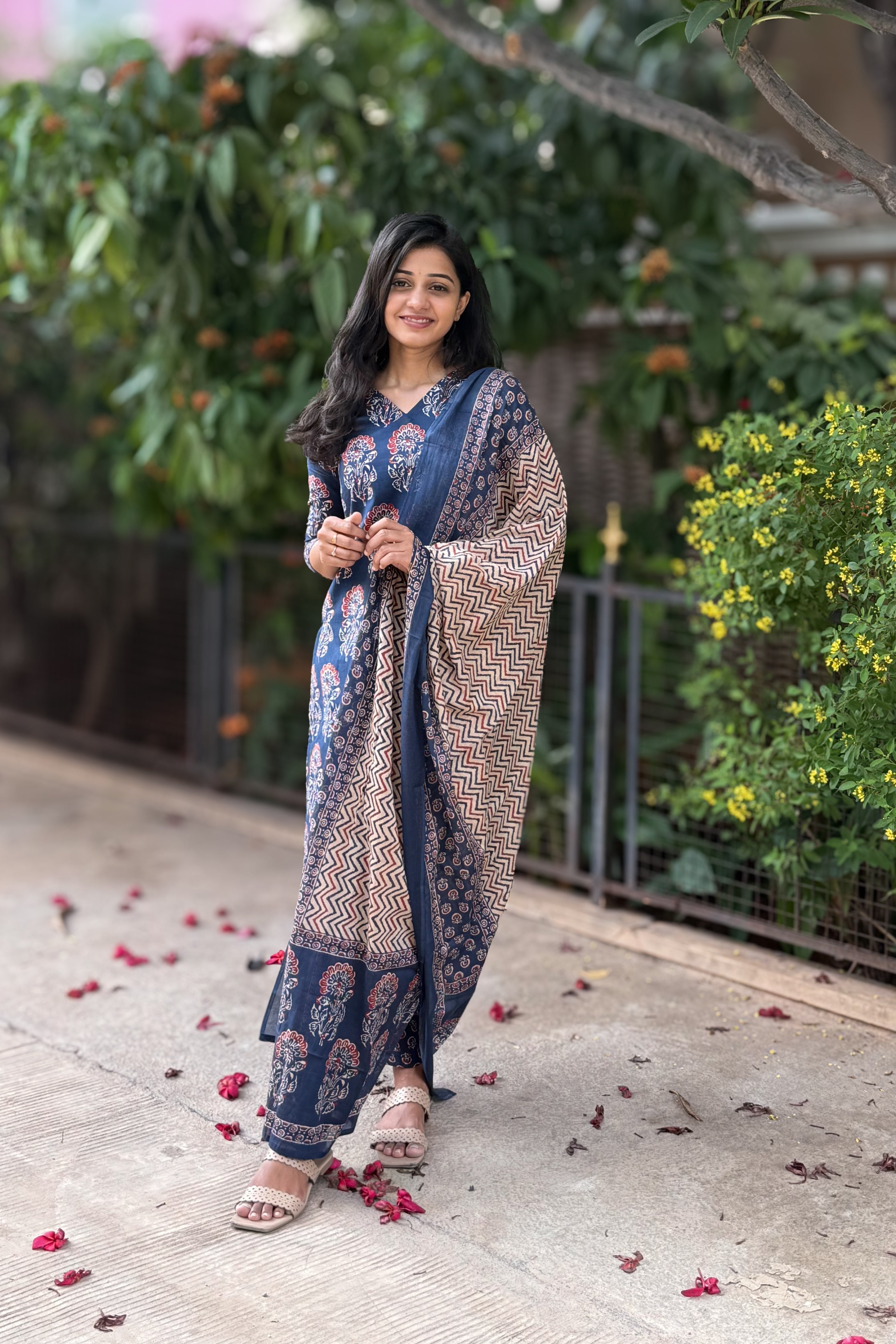 Indigo Bloom Suit