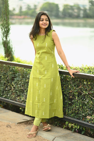 Lime Dew kurta Set