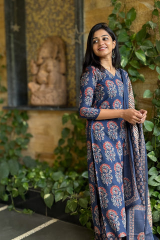Indigo Bloom Suit