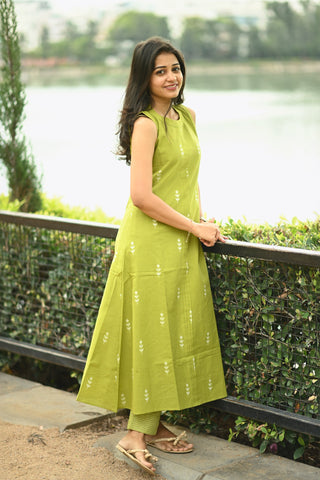 Lime Dew kurta Set