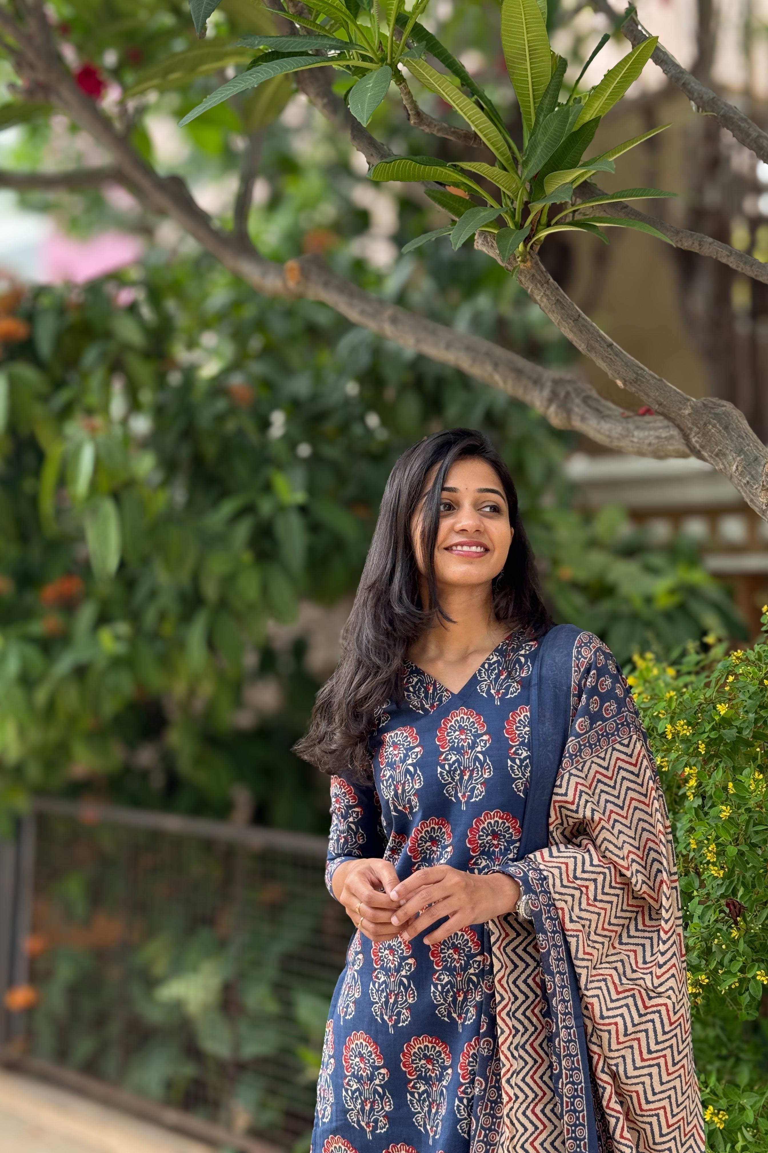 Indigo Bloom Suit