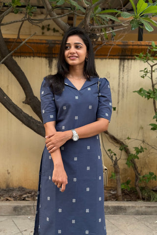 Pure Handloom Cotton kurtaSet