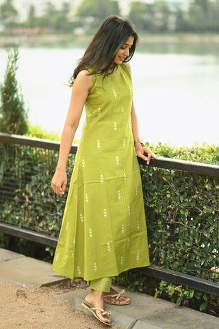 Lime Dew kurta Set