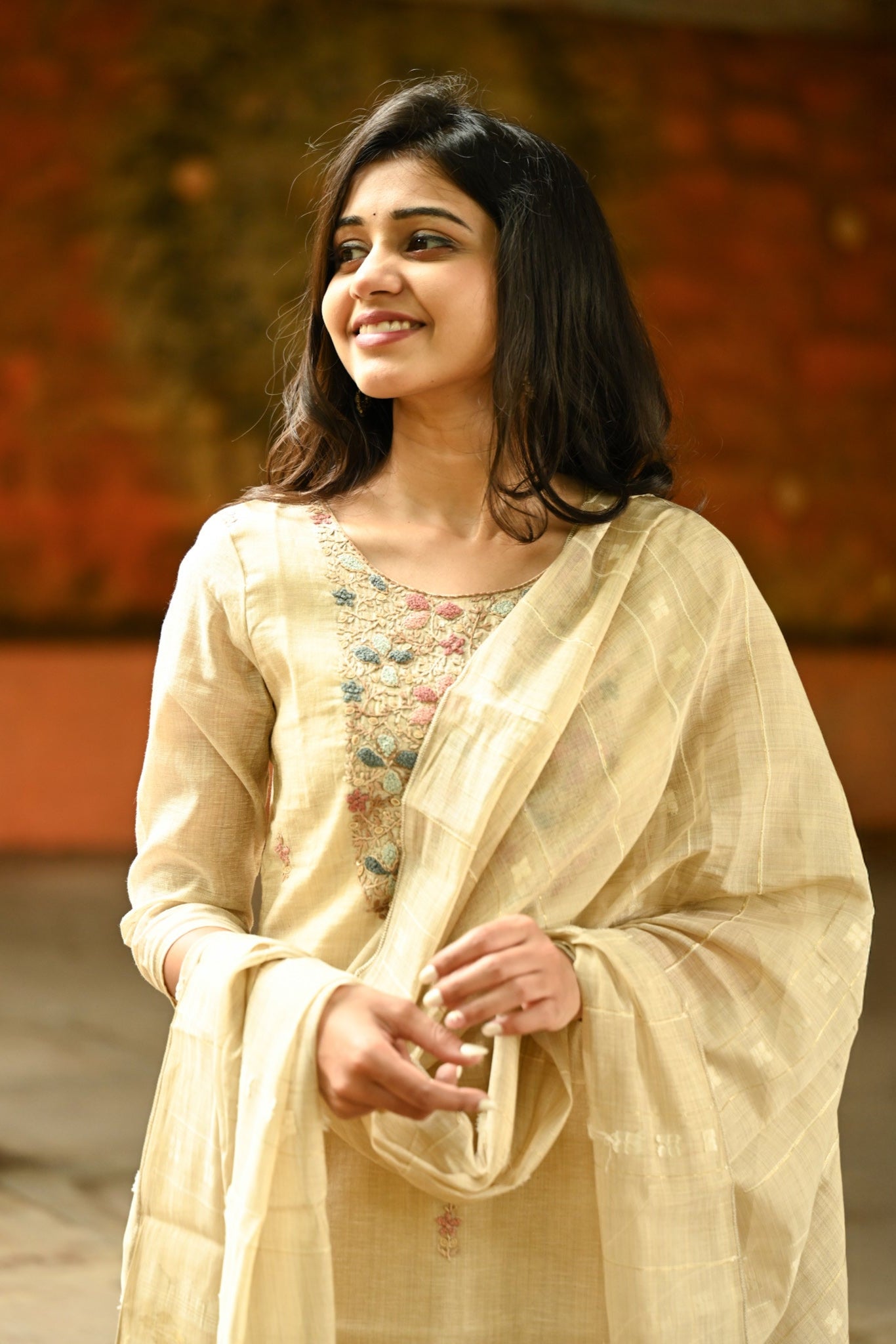 Premium Classic Ivory Glow Suit