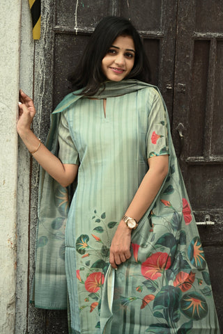 Serene Floral kurti and dupatta
