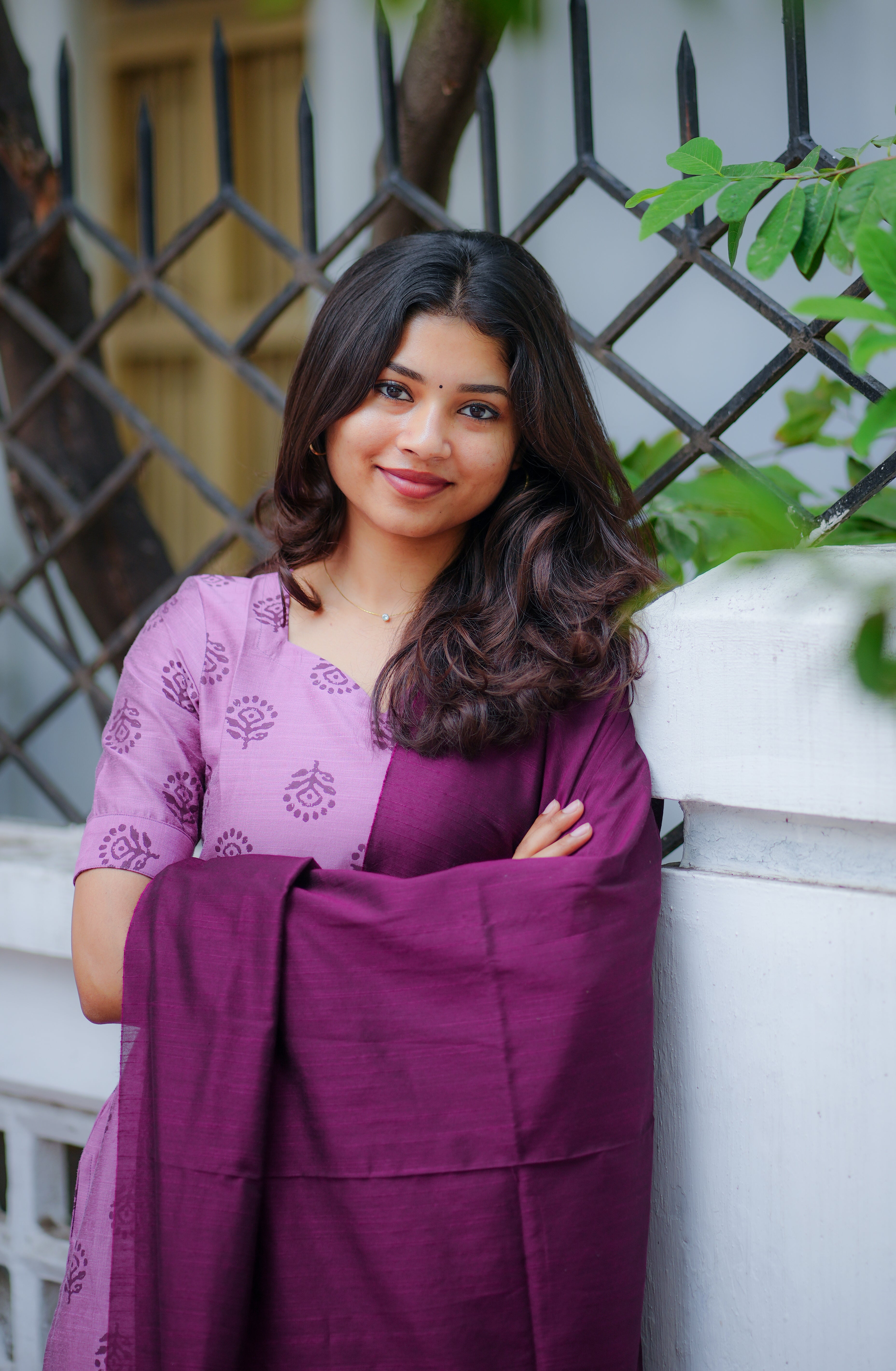Plum Aura Suit Set