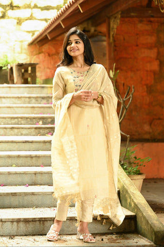 Premium Classic Ivory Glow Suit
