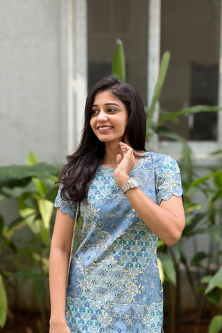 Soft Sapphire Kurti
