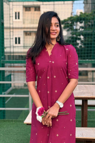 Handloom Cotton KurtaSet