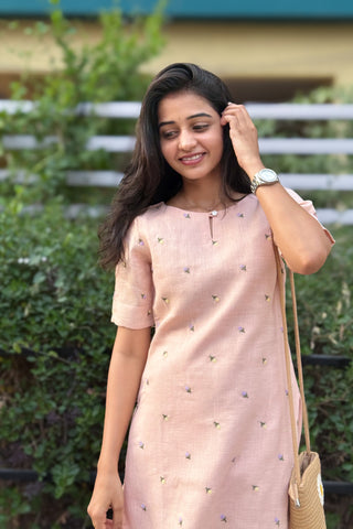 Sunkissed Blush KurtaSet