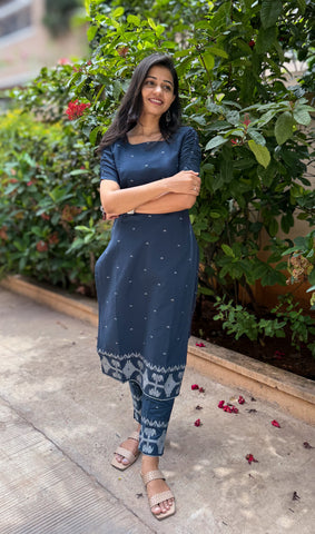 Midnight Elora Kurta Set
