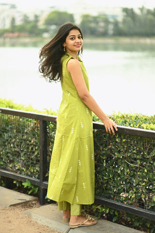 Lime Dew kurta Set