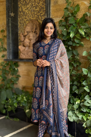 Indigo Bloom Suit