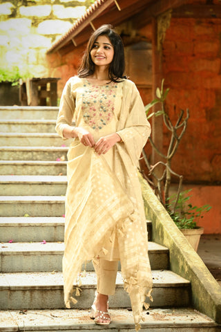 Premium Classic Ivory Glow Suit