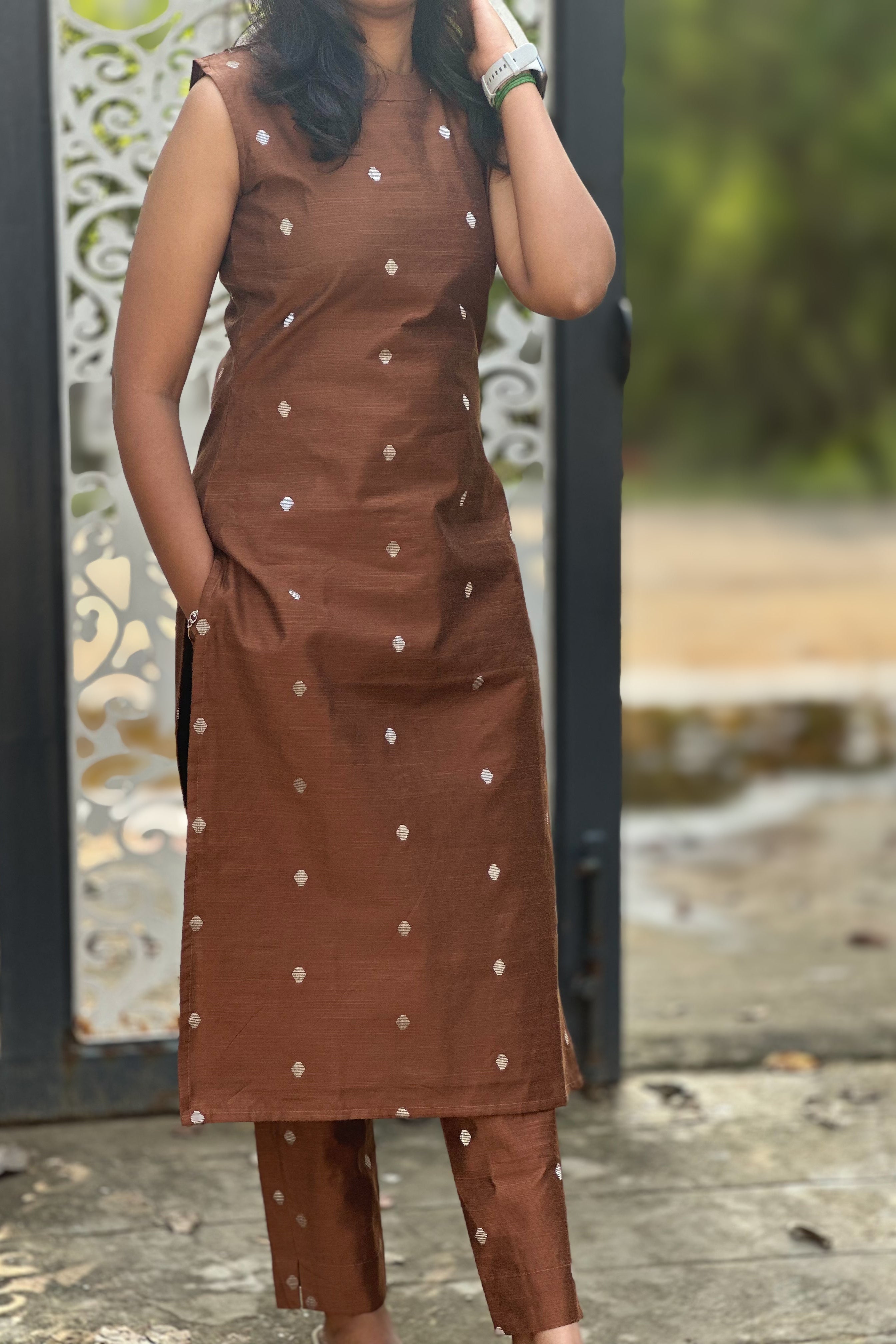 Raw silk Co ords