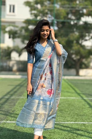 Kurti with dupatta