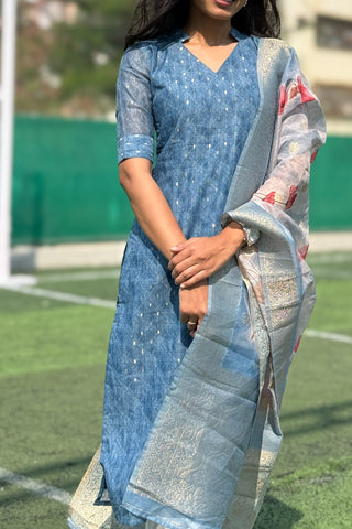 Kurti with dupatta