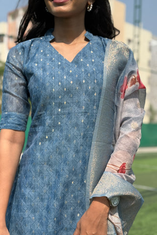 Kurti with dupatta