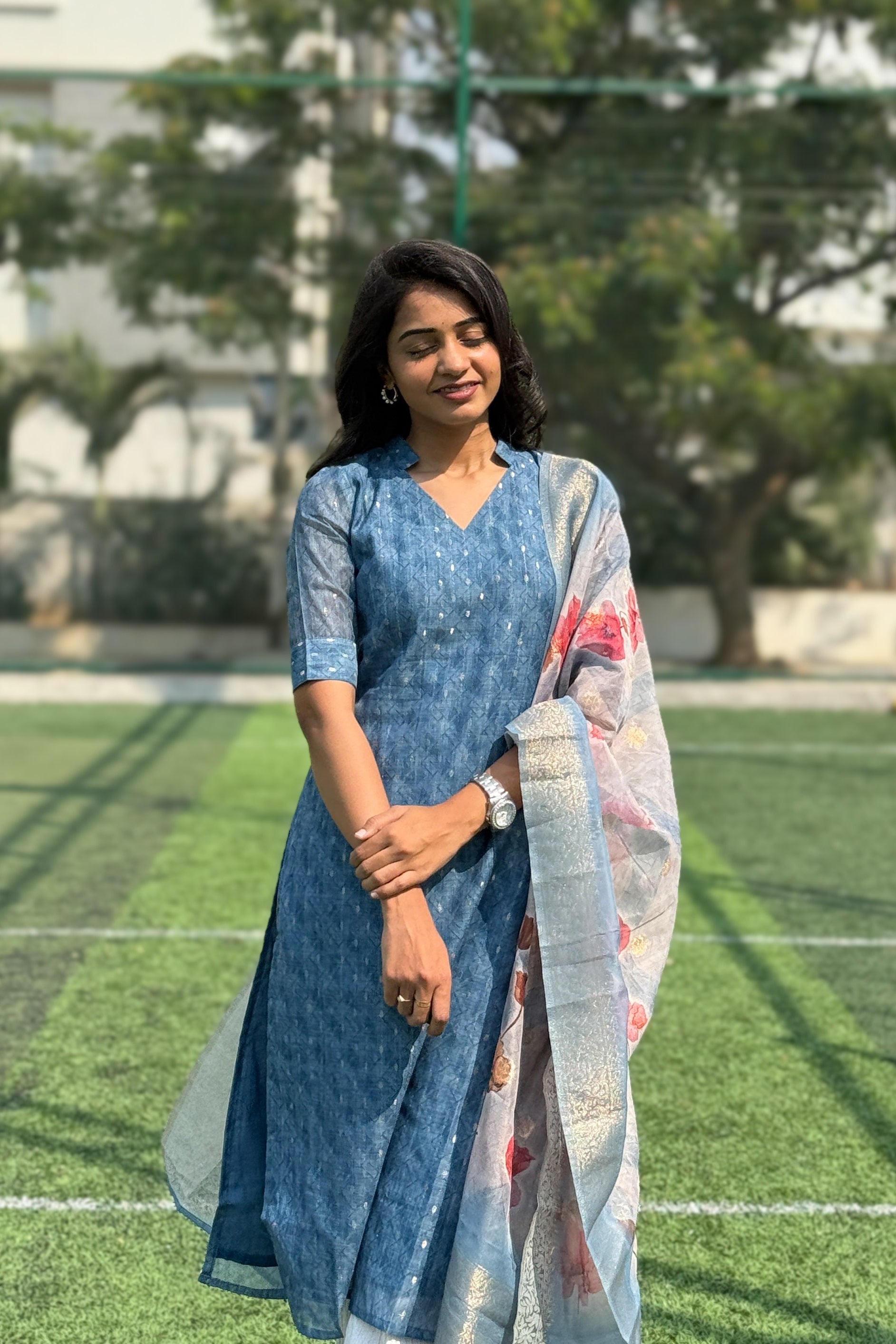 Kurti with dupatta