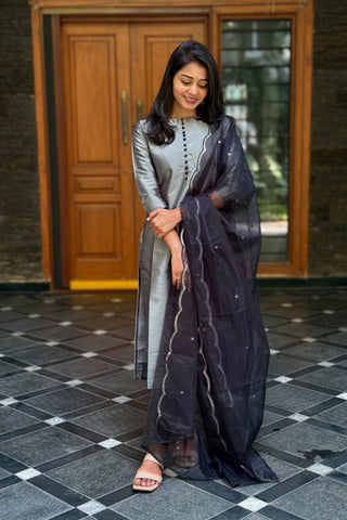 Smokey Glam kurti with dupatta